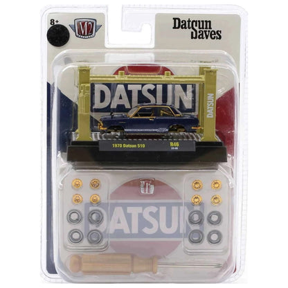 1970 Datsun 510 – Dark Blue (Gold Lift and Gold Hardware)