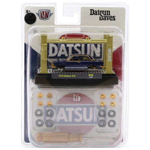1970 Datsun 510 – Dark Blue (Gold Lift and Gold Hardware)