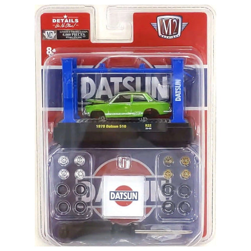 1970 Datsun 510 – Green (Model Kit and Blue Lift)