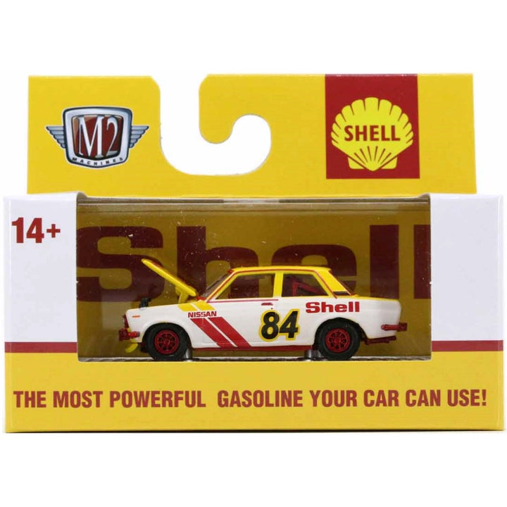 1970 Datsun 510 – Shell Livery (Red Chrome Rims and Red Interior)