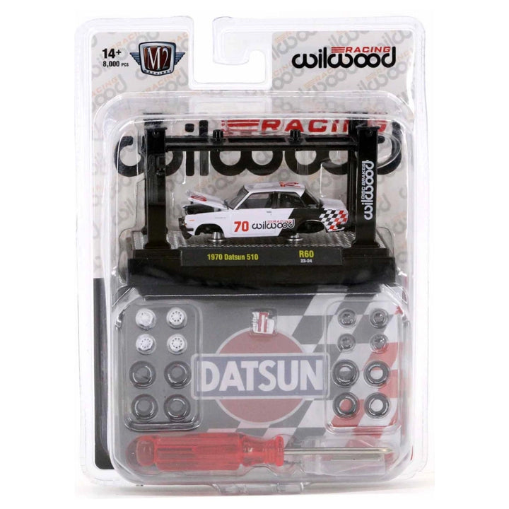 1970 Datsun 510 – Wilwood Livery (Model Kit and Auto Lift)