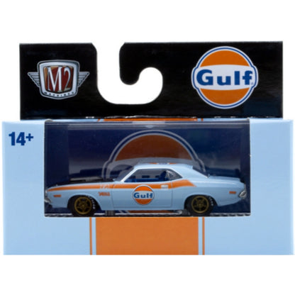 1970 Dodge Challenger T/A Gulf Light Blue Orange