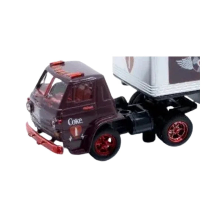 1970 Dodge L600 COE - Maroon Chase (Red Chrome Rims & Details, Red Interior)