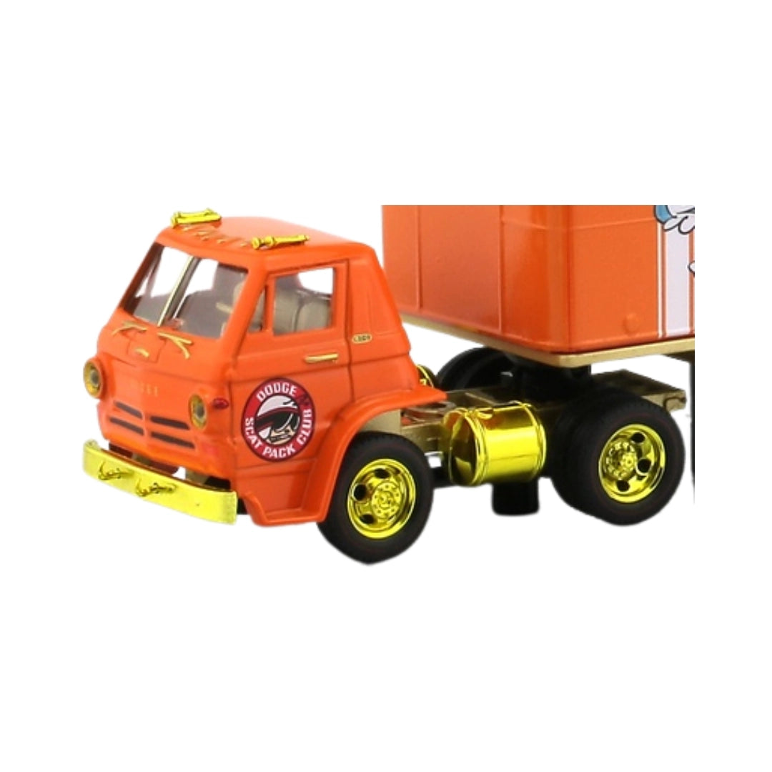 1970 Dodge L600 COE - Orange Scat Pack Club Chase (Gold Wheels)