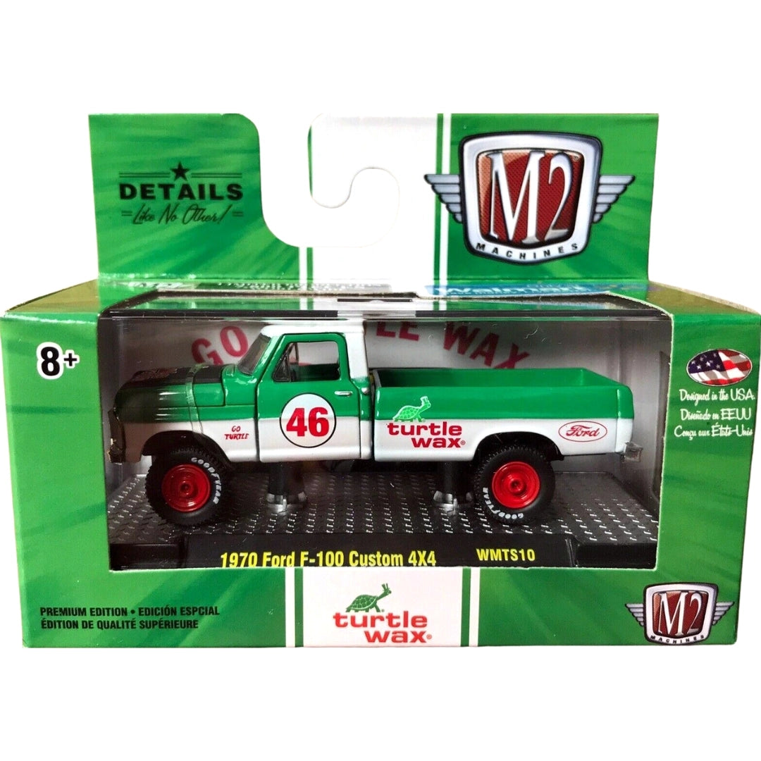 1970 Ford F-100 Custom 4x4 - Green & White Turtle Wax