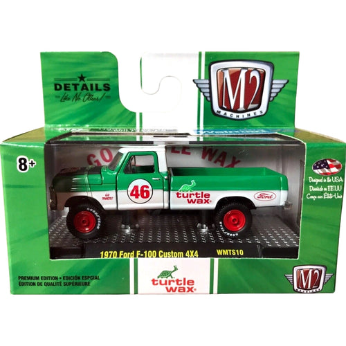 1970 Ford F-100 Custom 4x4 - Green & White Turtle Wax