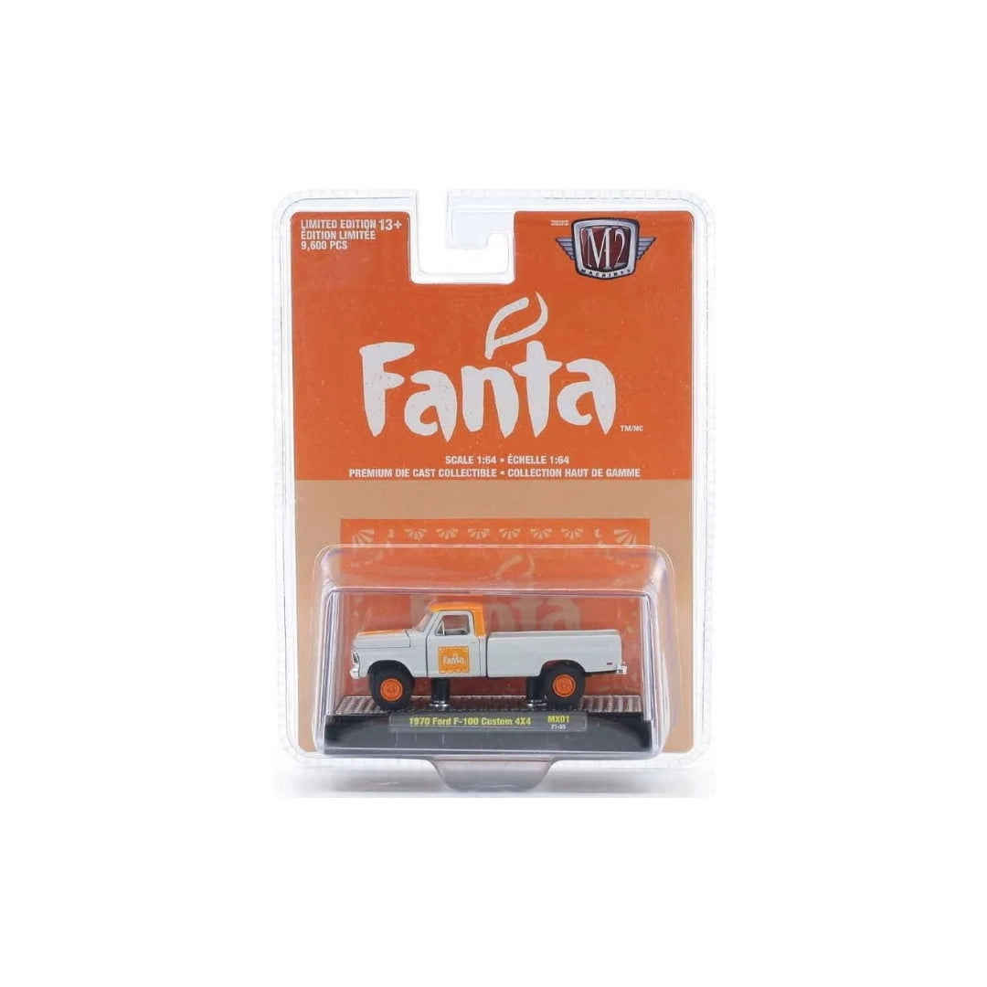 1970 Ford F-100 Custom 4x4 - White & Orange Fanta