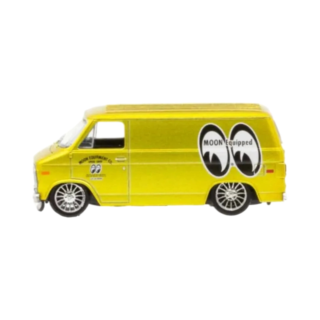 1971 Chevrolet G10 - Yellow Mooneyes Holiday Ornament