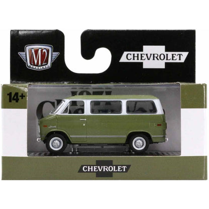 1971 Chevrolet Van Beauville 10 - Olive Green/White