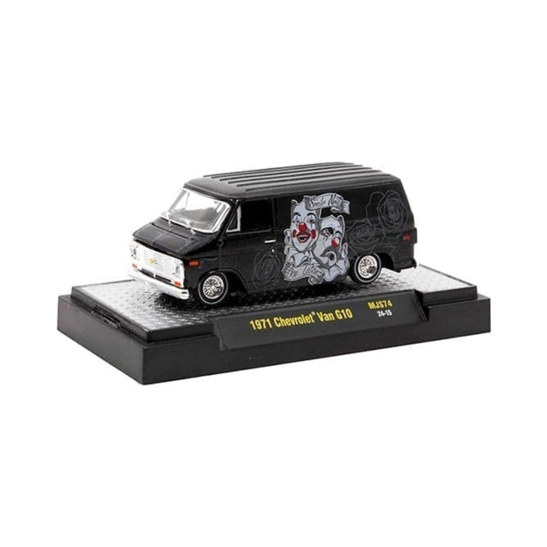 1971 Chevrolet Van G10 - Black Day of the Dead (Silver Chrome Details)