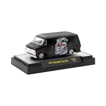 1971 Chevrolet Van G10 - Black Day of the Dead (Silver Chrome Details)