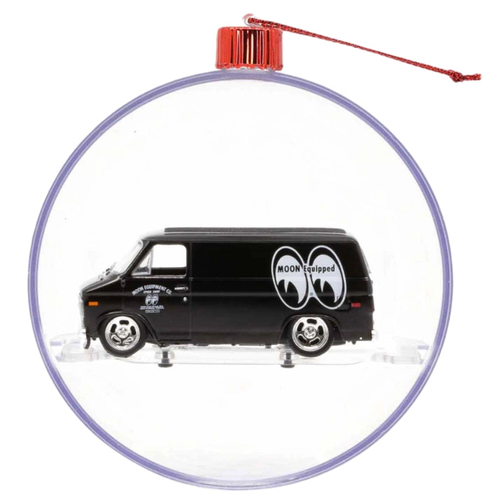 1971 Chevrolet Van G10 - Black Mooneyes Holiday Ornament