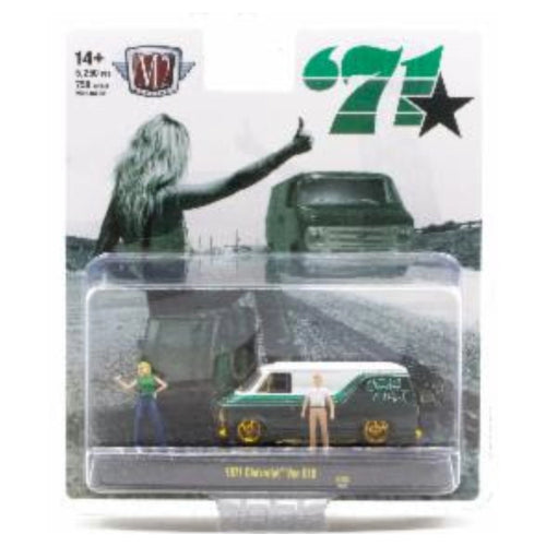 1971 Chevrolet Van G10 - Green/White ‘71 (Gold Chrome Details)