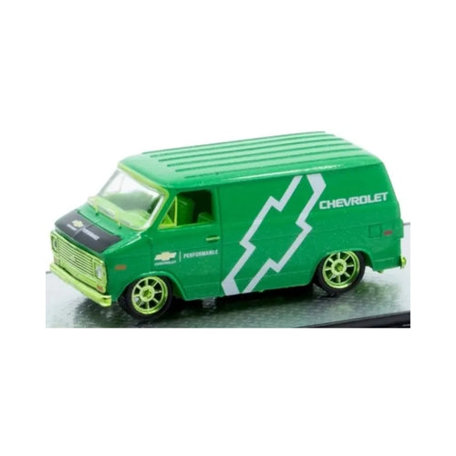 1971 Chevrolet Van G10 - Green (Green Chrome Rims & Details, Green Interior)