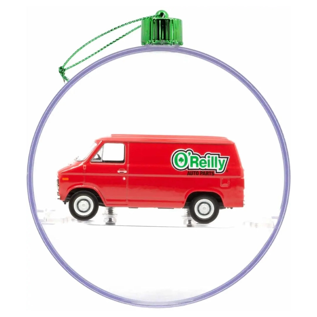 1971 Chevrolet Van G10 - Red O'Reilly Holiday Ornament