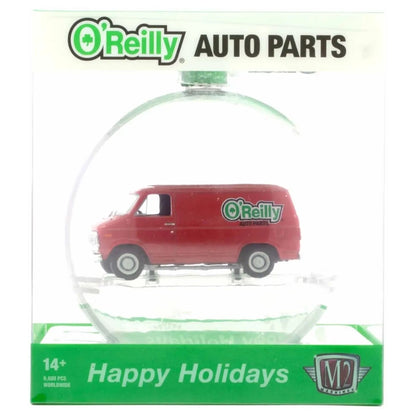 1971 Chevrolet Van G10 - Red O'Reilly Holiday Ornament