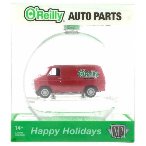 1971 Chevrolet Van G10 - Red O'Reilly Holiday Ornament
