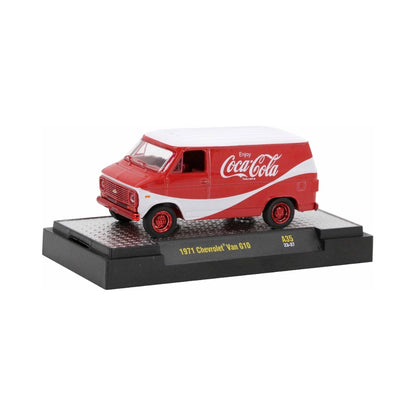 1971 Chevrolet Van G10 - Red/White Coca-Cola (Red Chrome Rims & Details)