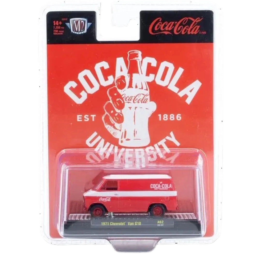 1971 Chevrolet Van G10 - Red/White Coca-Cola (Red Chrome Rims & Details, Red Interior)