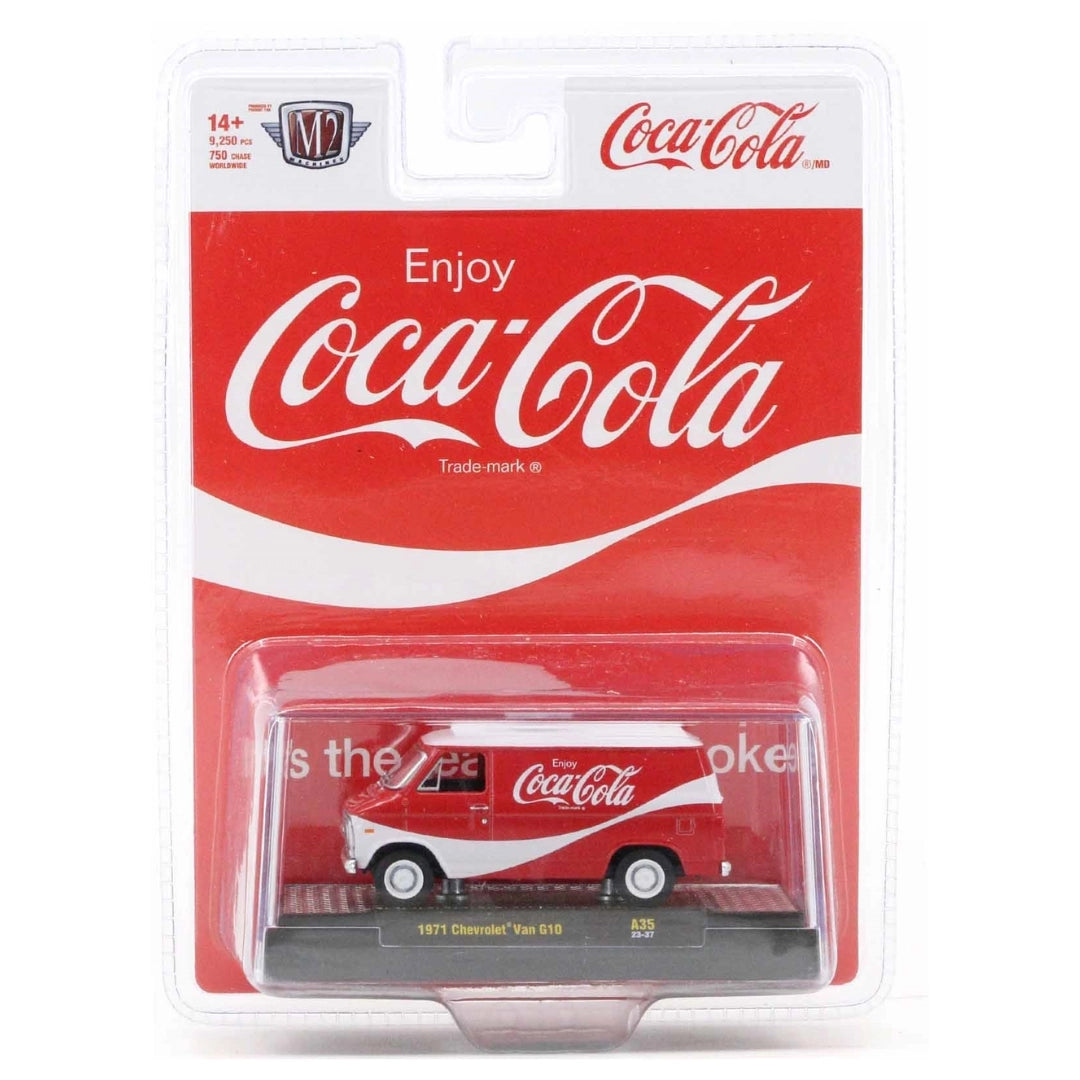1971 Chevrolet Van G10 - Red/White Coca-Cola (White Chrome Rims & Details)