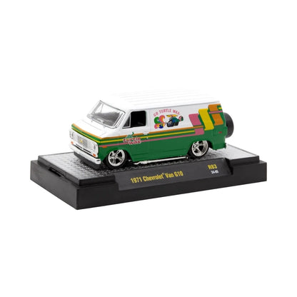 1971 Chevrolet Van G10 - White/Green Turtle Wax