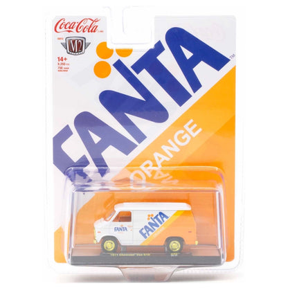 1971 Chevrolet Van G10 - White/Orange Fanta (Yellow Chrome Rims & Details)