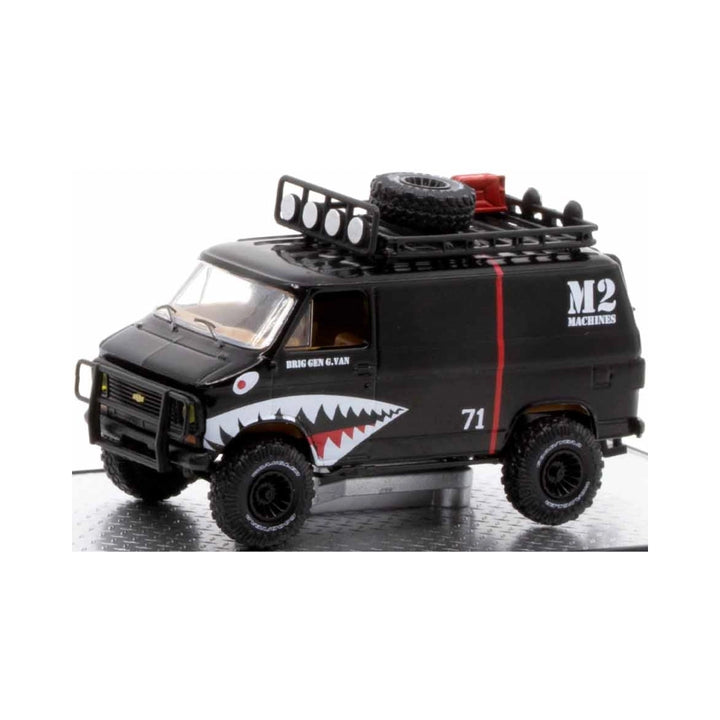 1971 Chevrolet Van G10 4x4 - Black Shark Mouth