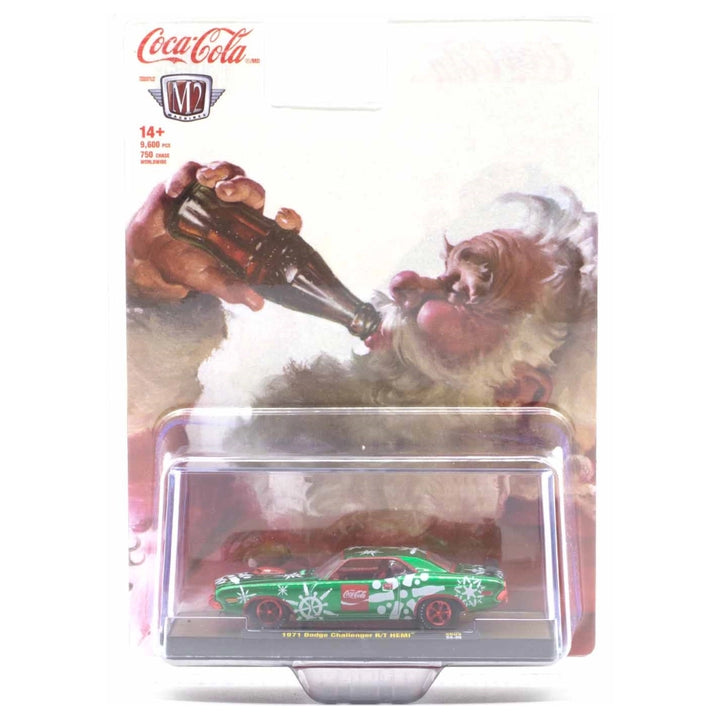 1971 Dodge Challenger R/T HEMI Green Snowflake Red Chrome Rims Chase