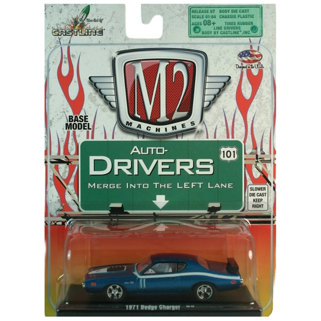 1971 Dodge Charger - Blue (Blister Card)
