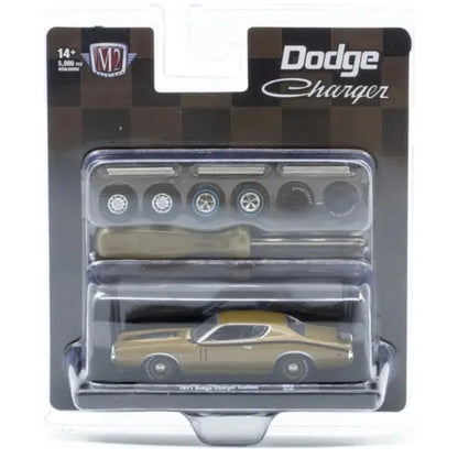 1971 Dodge Charger Custom - Gold (Exclusive / Limited Edition / O'Reilly Auto Parts Exclusive / Auto-Wheels Release 23)