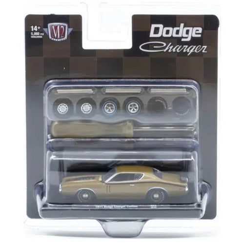 1971 Dodge Charger Custom - Gold (Exclusive / Limited Edition / O'Reilly Auto Parts Exclusive / Auto-Wheels Release 23)