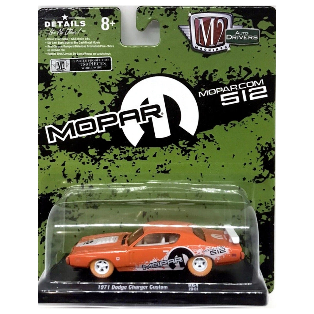 1971 Dodge Charger Custom - Orange (Auto-Drivers Release 64 / Chase / Limited Edition)