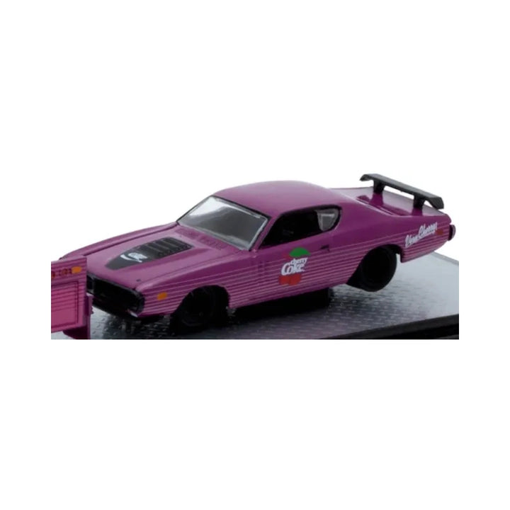 1971 Dodge Charger Custom - Pink (Black Chrome Rims & Details / Black Interior / Limited Edition / Set Exclusive)