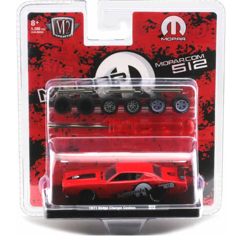 1971 Dodge Charger Custom - Red (Auto-Wheels Release 03 / O'Reilly Auto Parts Exclusive / Limited Edition)