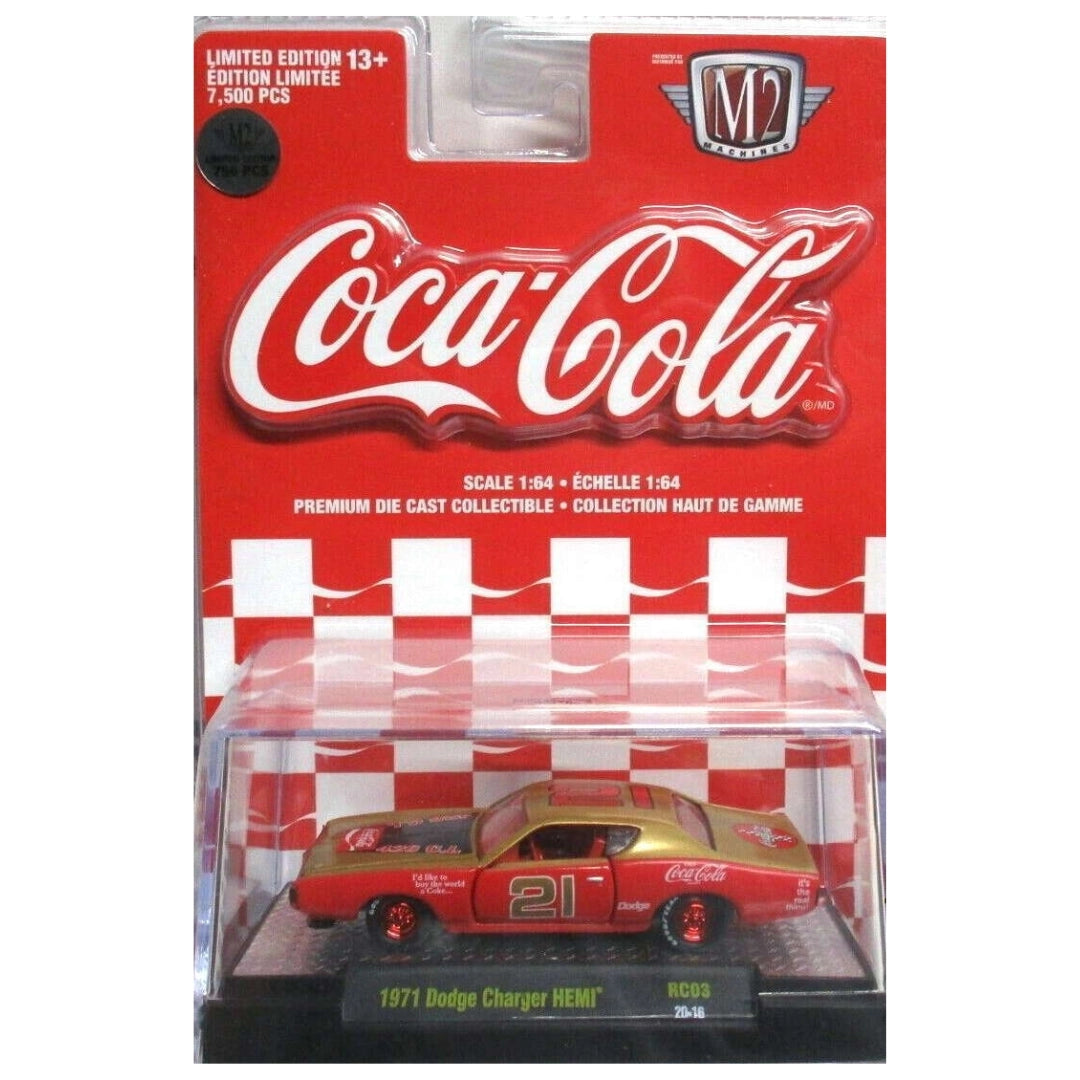 1971 Dodge Charger HEMI - Red/Gold (Coca-Cola Series Release RC03 / Chase / Limited Edition)