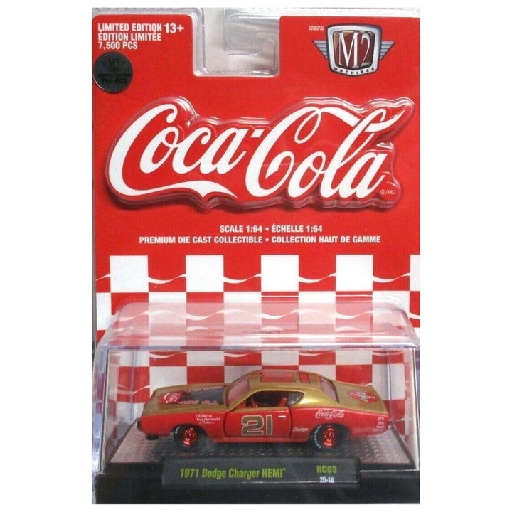 1971 Dodge Charger HEMI - Red/Gold (Coca-Cola Series Release RC03 / Chase / Limited Edition)