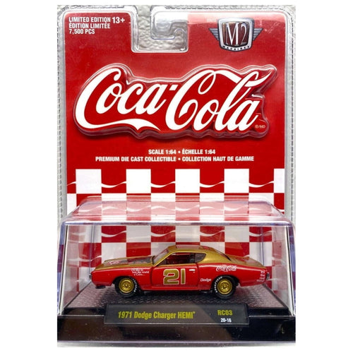 1971 Dodge Charger HEMI - Red/Gold (Coca-Cola Series Release RC03 / Exclusive / Limited Edition)