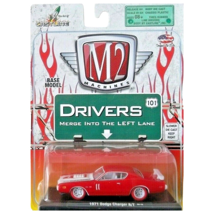 1971 Dodge Charger R/T - Red/White (Blister Card / Chase)