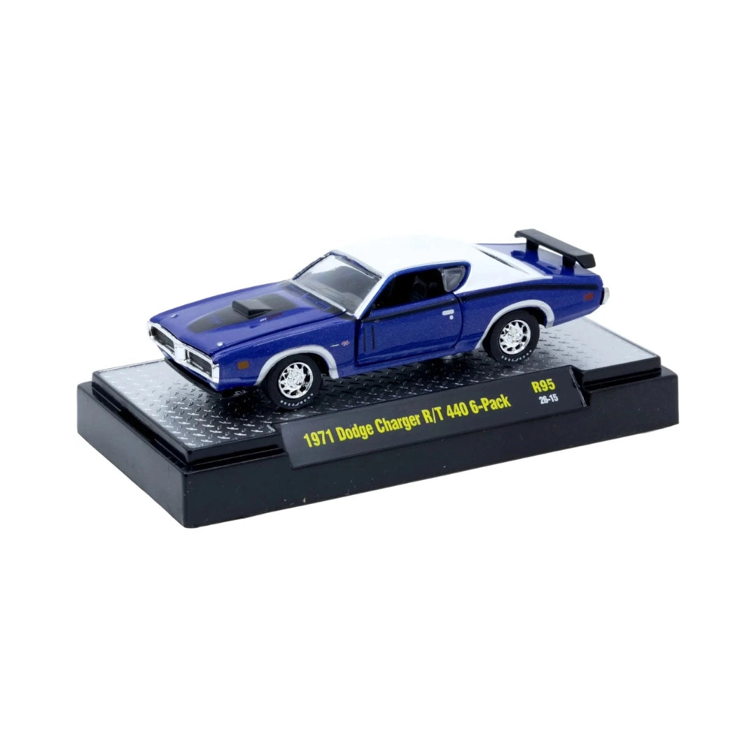1971 Dodge Charger R/T 440 6-Pack - Blue/White (Release 95)
