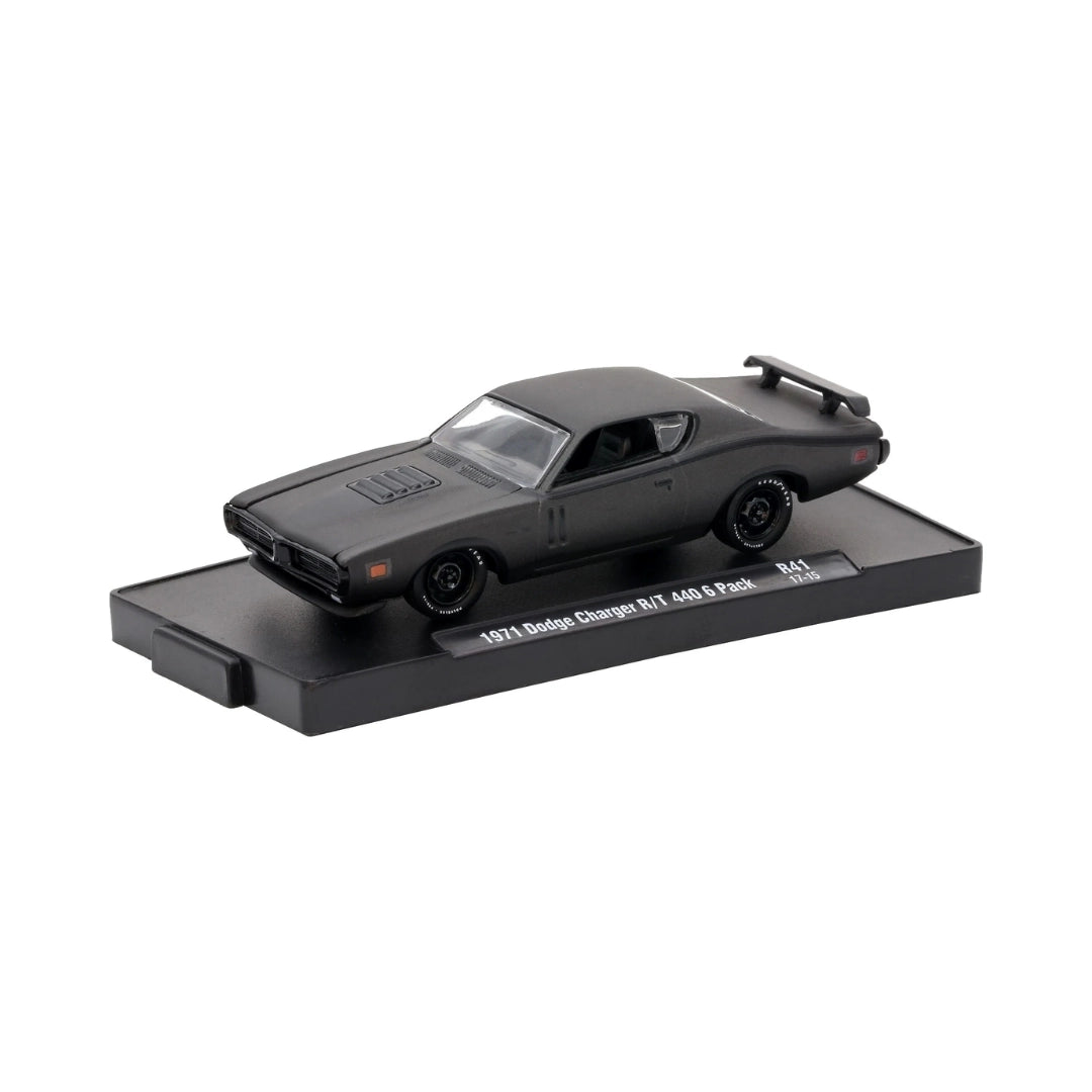 1971 Dodge Charger R/T 440 6-Pack - Matte Black (Auto-Drivers Release 41)