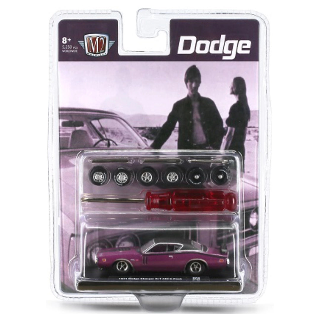 1971 Dodge Charger R/T 440 6-Pack - Purple (Auto-Wheels Release 08)