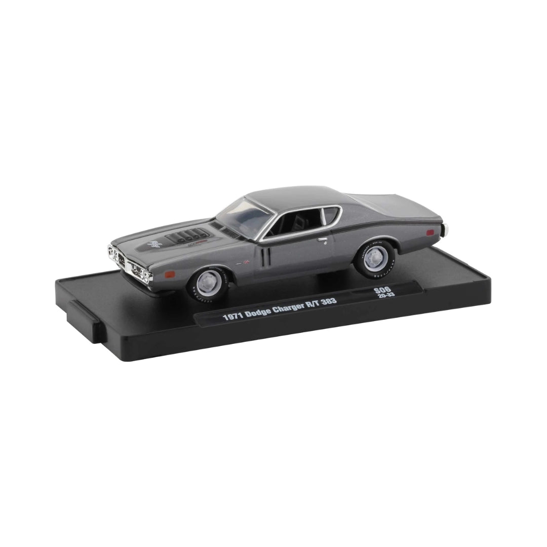 1971 Dodge Charger R/T 383 - Gray (Auto-Drivers Release S06 / Walmart Exclusive / Exclusive / Limited Edition)