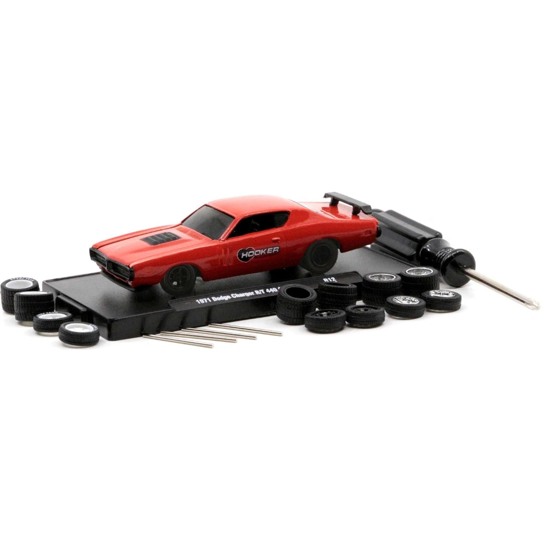 1971 Dodge Charger R/T 440 6-Pack - Red/Black (Auto-Wheels Release 12 / O'Reilly Auto Parts Exclusive / Limited Edition)