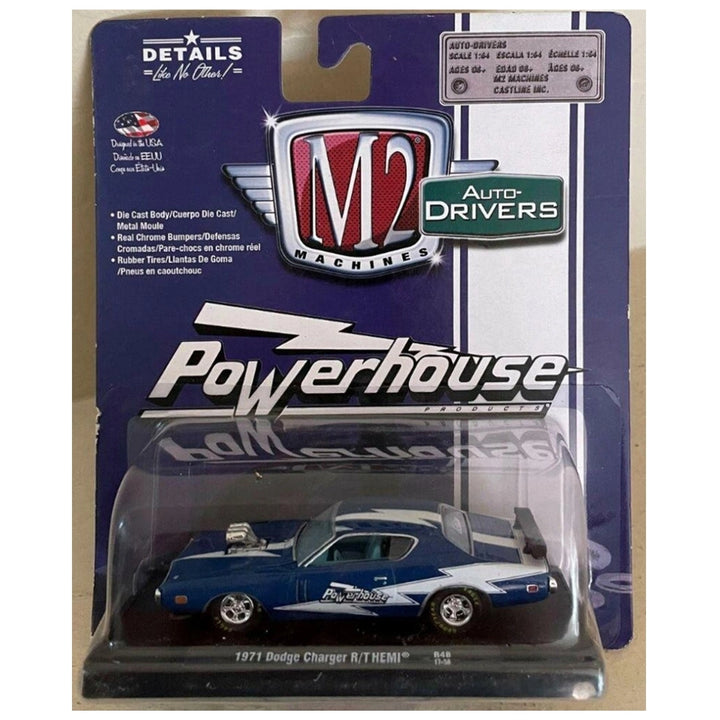 1971 Dodge Charger R/T HEMI - Blue/White (Auto-Drivers Release 48)