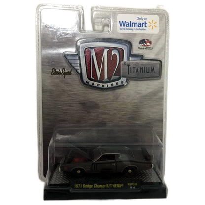 1971 Dodge Charger R/T HEMI - Gray/Black (Titanium Series / Clamshell Blister / Exclusive / Premium Range / Walmart Exclusive)