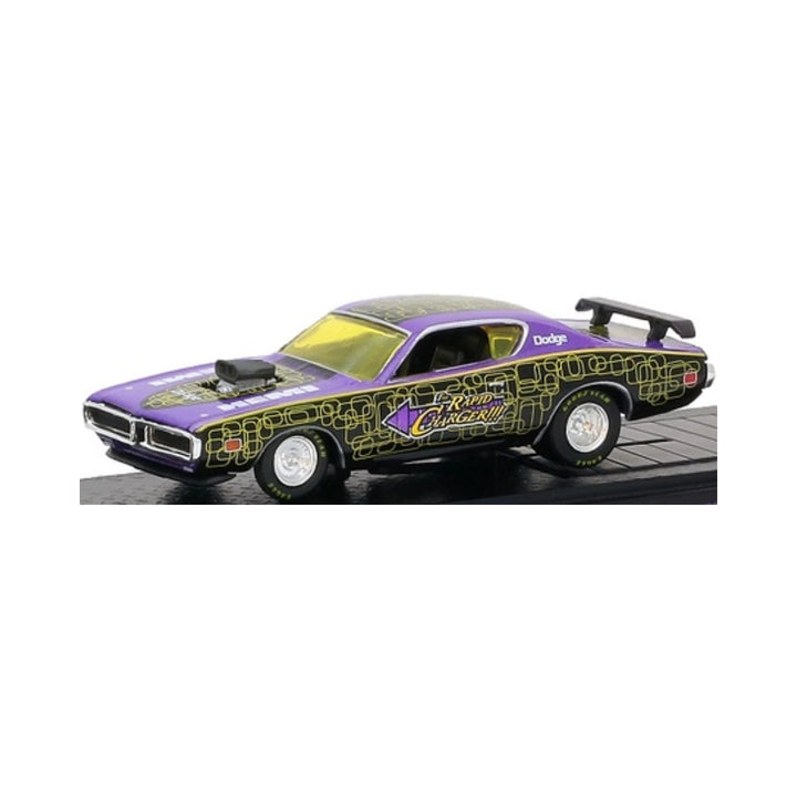 1971 Dodge Charger R/T HEMI - Purple/Black (Auto-Drags / Auto-Haulers Release 26 / Premium Range / Set Exclusive / Limited Edition)