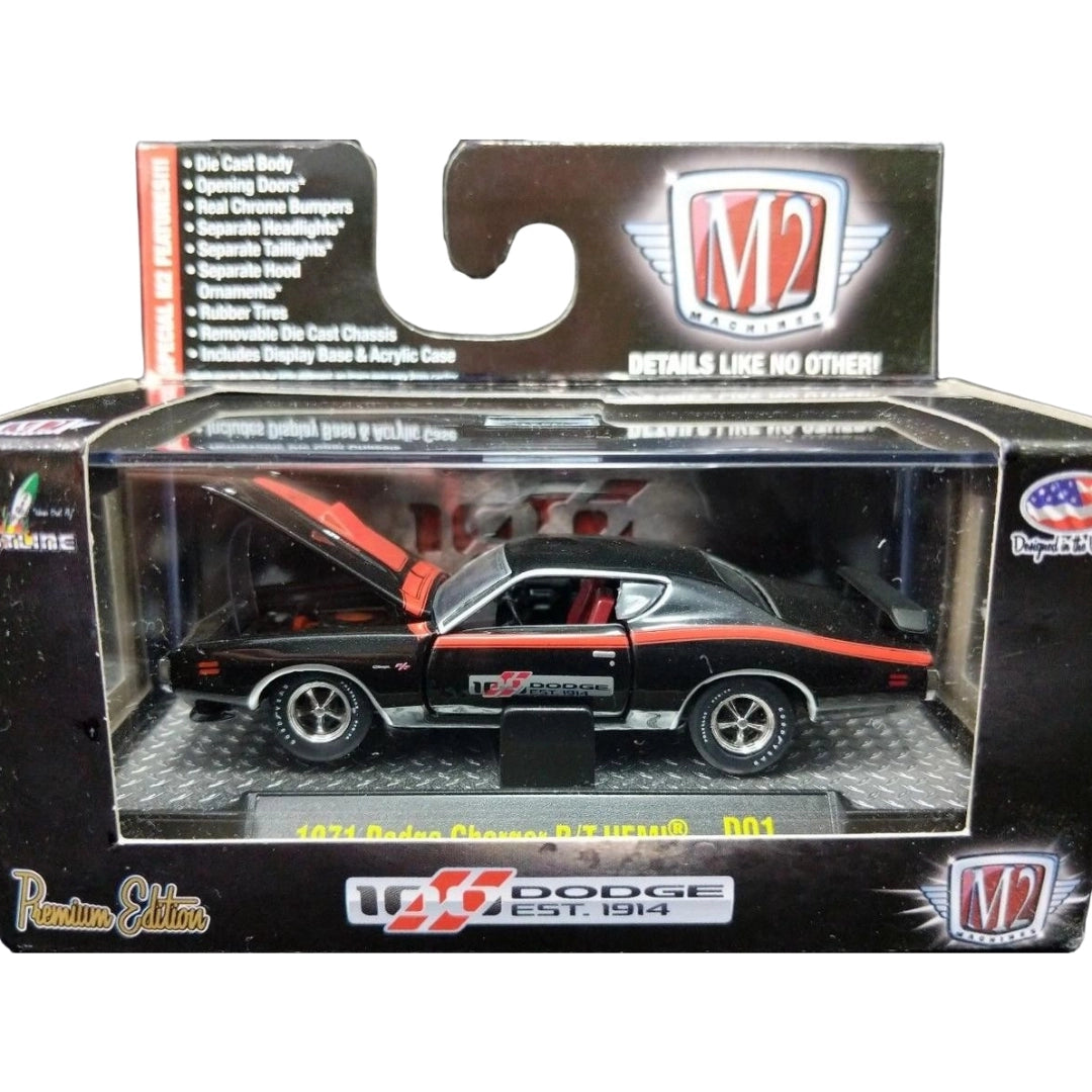 1971 Dodge Charger R/T Hemi - Black/Red (Dodge 100th Anniversary Release D01 / Exclusive / Premium Range)