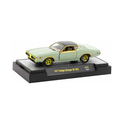 1971 Dodge Charger SE 383 - Light Green (Yellow Chrome Details / Brass Interior / Chase / Limited Edition)