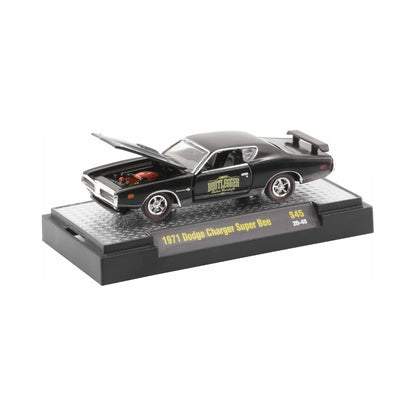 1971 Dodge Charger Super Bee - Black/Silver (Bootlegger Outlaw Release S45 / Exclusive)