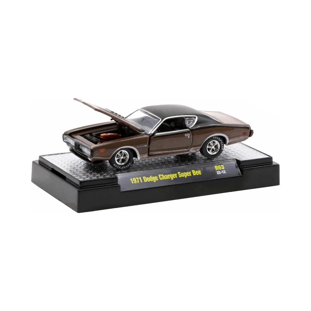 1971 Dodge Charger Super Bee - Brown/Black (Detroit-Muscle Release 63 / Limited Edition)